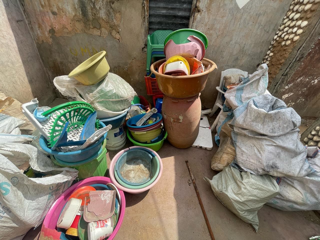 Recyclagem feitas pela Akombeveya